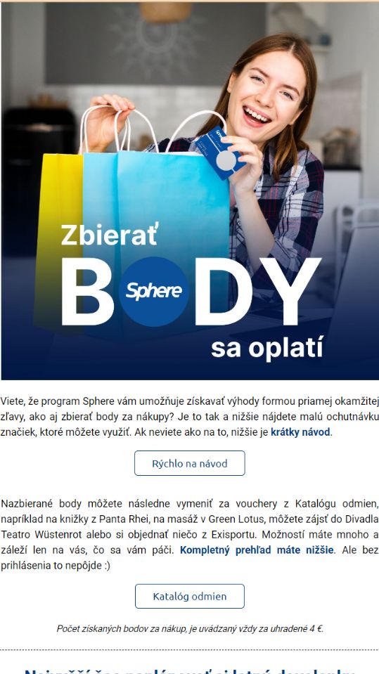 Zbierať body sa oplatí