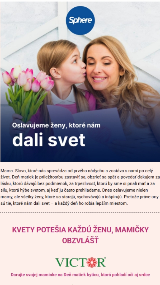 Oslavujeme ženy, ktoré nám dali svet