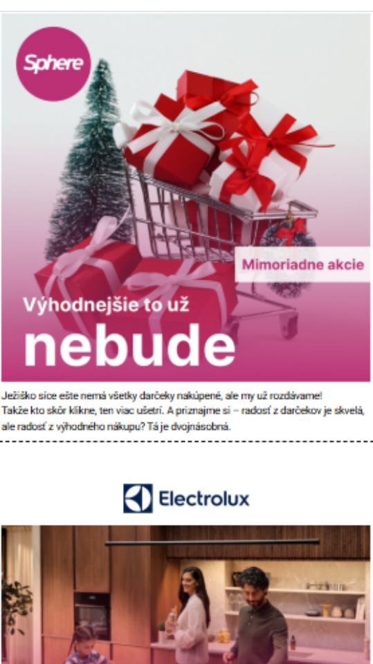 Zľavy, ktoré sa nevrátia! –30 % na Electrolux a ďalšie horúce akcie